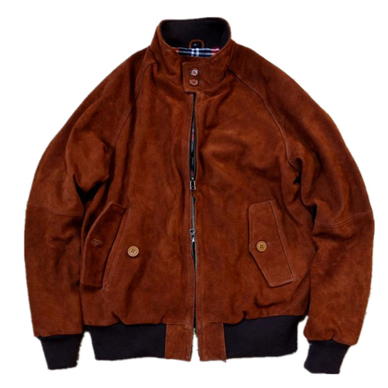 Harryton G9! Culbery puchye classic British leather jacket man