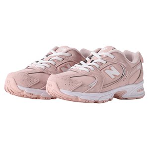 
New Balance nb children's shoes girls 4-7 years old autumn and winter pink cushioning leather sneakers PZ530KF
