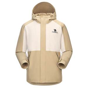 
Camel cotton jacket, men and women couples, same ski jacket, spring and autumn cotton jacket, waterproof mountaineering clothing
