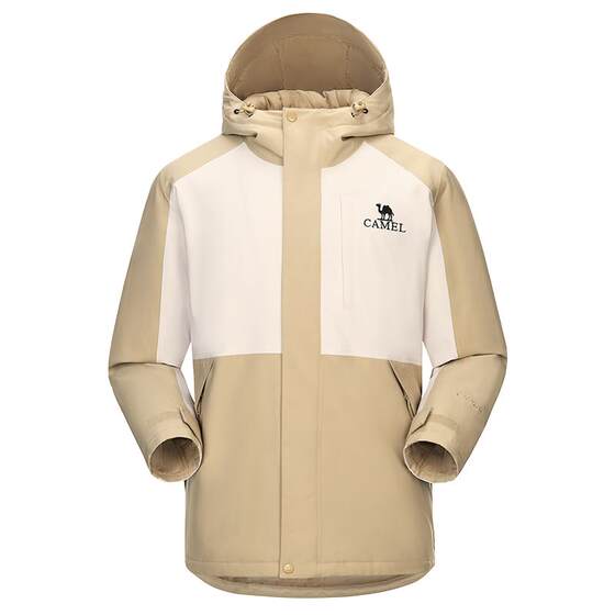 
Camel cotton jacket, men and women couples, same ski jacket, spring and autumn cotton jacket, waterproof mountaineering clothing