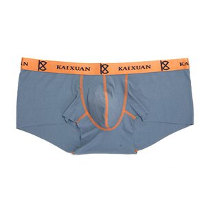 Soft bomb -friendly Modal underwear Men's self -slimming with a piece of flat angle low -waist U convex men's bottom pants
