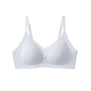 
Lace underwear for women with small breasts gathered to look bigger pure cotton thin 2026 new style non-wired fixed cup girls bra