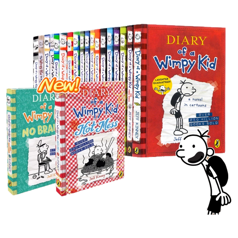 小屁孩日记英文原版全套Diary of a Wimpy Kid 小屁孩日记英文版杰夫金