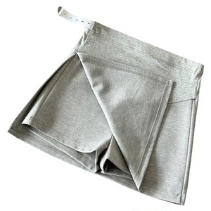 
Side slit maternity sports skirt summer yoga pants skirt sweet and spicy style belly support hip A-line skirt spring wear