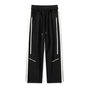 
Pull back thickened velvet sports pants men's autumn and winter cotton pants youth straight sweatpants boys casual trousers