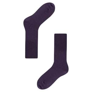
[Purple Label] AR Pima cotton mid-calf socks 2026 long-staple cotton purple pile socks autumn and winter warm Supima socks for women