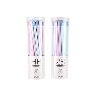
Morning light pencil HB color hexagonal pole 2b school supplies for first and second grade primary school students 2-bit pencil color 50 pieces kindergarten with eraser non-toxic children's color pole