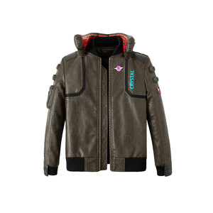 Sibubu 2077 The same leather jacket V jacket COSPLAY coat men's clothing and clothes game clothing