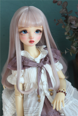 taobao agent [Kaka Planet] BJD3 3: 4: 6 points 6 points Female baby uses wig high -temperature silk air bangs long pear blossoms