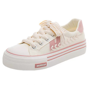 
Huili official flagship store board shoes for women 2025 new summer women's shoes casual white shoes thick-soled canvas shoes for women