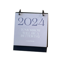 Bugbox Original Limited 2024 New Year Year Of The Dragon Premium Simple Ins Style Morandi Calendar Desk Calendar Gift