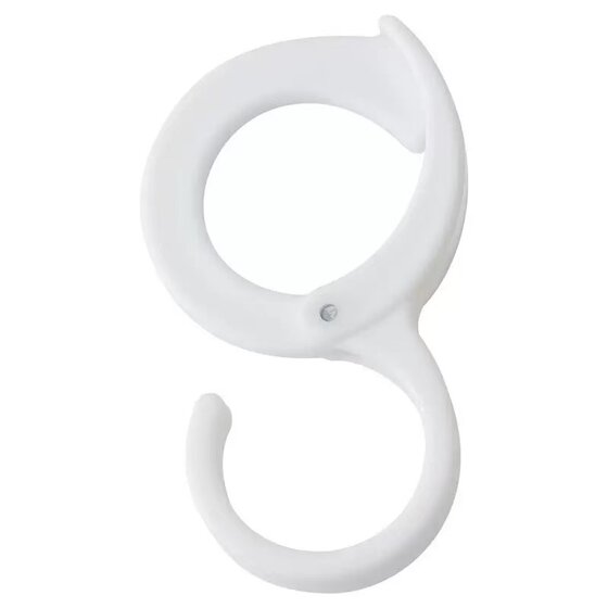 
No-punch bathroom hook-type rotatable multi-functional plastic S-shaped load-bearing 1kg anti-fall storage