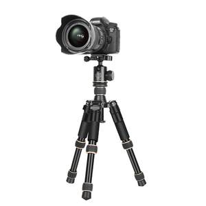 
Lightweight era Q168 mini tripod SLR micro single camera portable desktop photography video support stand mobile phone selfie live short video extension pole travel stair climbing small tripod tower