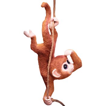 Little monkeys on the trees, cartoon monkeys autumn thousand resin ornaments
