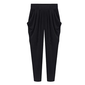 
25-year new model 120 to 300*0.5kg spring and autumn summer thin model plus fat plus size fat sister harem pants women's casual pants