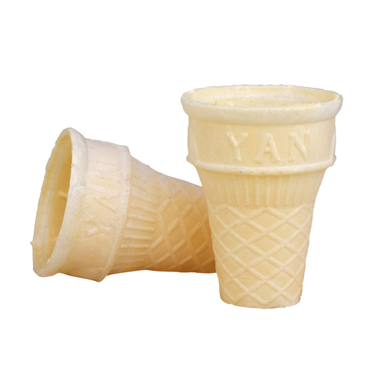 Wafer Flat Bottom Cone - 800 Pieces
