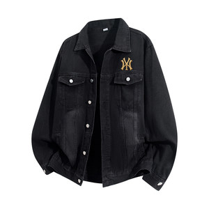
[Ole Zone] American denim jacket men's autumn and winter 2025 new trendy brand men's lapel jacket top