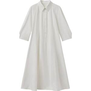 
[Boao Lai] Bo white pure waist dress women's 25 summer French seaside long skirt DDS2LD5011