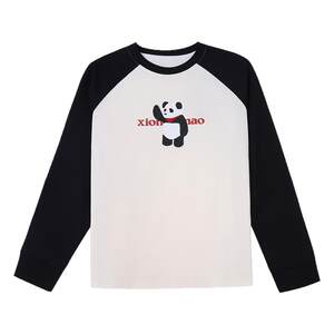 
Camel Panda children's long-sleeved T-shirt round neck new autumn warm children's bottoming shirt top boys sweatshirt