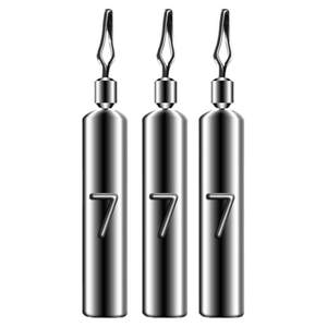 
Three cormorants fishing for lead drops with anti-hung bottom round column type inverted hanging lead weight mandarin fish bass fishing group ball-shaped rod bait