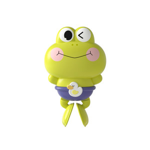 
Baby bathing, little frog toys, swimming, infants, children, bathing, winding, boys and girls playing water artifact