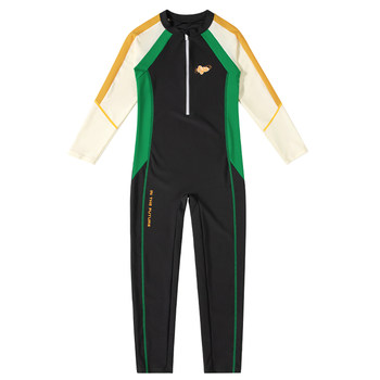
Boys' autumn and winter sun protection warm long-sleeved swimsuit