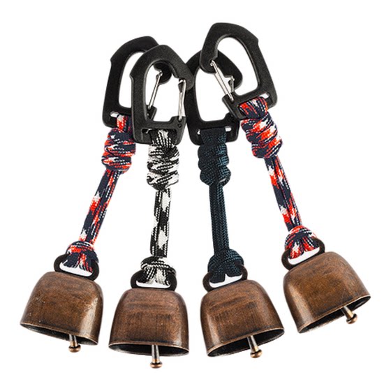 
Super loud outdoor bell, bear repelling iron bell, mountaineering keychain, retro cow bell, camping hiking backpack bell