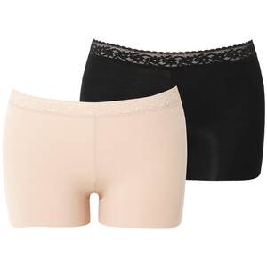 2 pairs of Menifin Modal anti-exposure women's safety pants boxer liquid foundation underwear comfortable leggings shorts