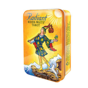 
Imported genuine version of the bright colored tarot card iron box pocket version Radiant Rider Waite
