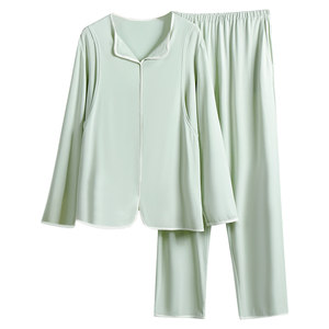 
Postpartum clothing summer thin maternity pajamas modal maternity nursing pajamas postpartum breastfeeding special home clothes set