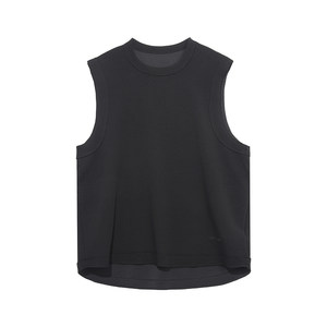
JUPSTUDIO solid color versatile sports sweat vest men's summer 2025 new loose sleeveless vest T-shirt top