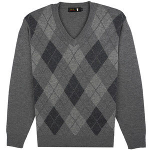 Golden Rabbit Cardigan Men's Thickened V-neck Pullover Warm Knitted Sweater 2026 Autumn and Winter Middle-aged and Elderly Dad Sweater