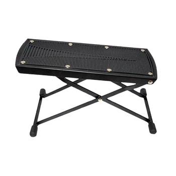 Adjustable footrest office footstool with six positions and four positions