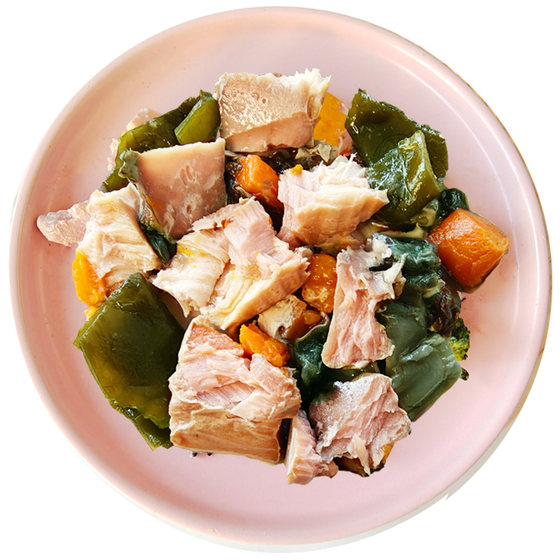 
Taoma homemade dog fresh dog food dog rice wet food Teddy golden retriever corgi dog snack bibimbap with canned meal