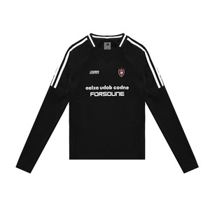 FDR official store V-neck webbing mesh quick-drying long-sleeved T-shirt men and women outdoor sports cycling clothes jersey training suits

