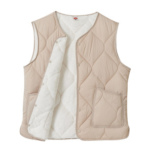 Autumn and winter light down cotton vest vests men and women large size warm middle -aged sheep, cashmere horses, shoulders plus velvet thickening
