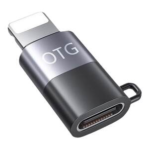 
Suitable for Apple 15otg converter typec to lighting Mammoth wireless lavalier microphone adapter iPhone17/16 charging mobile phone OTG adapter lighting headset conversion