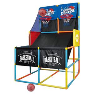 Large children's basketball rack indoor can mobile shot game football basketball outdoor sports kindergarten
