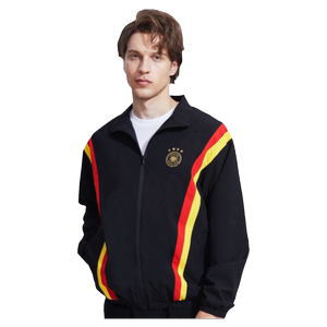 
[Official genuine] German national team black and gold striped sports men's red and yellow striped jacket jacket