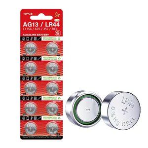 
LR44 button battery AG13 electronic children's toy L1154 vernier caliper A76 electronic watch SR44 calculator 357A remote control electronic calendar blood glucose meter hearing aid 1.5V battery
