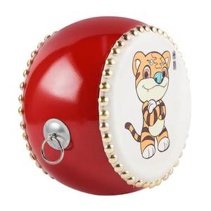 
Cowhide drum small drum children drum hall drum kindergarten percussion instrument toys twelve zodiac signs hand-beating drummer to play big drum
