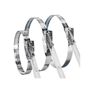 304 stainless steel live buckle with card throat hug hugged hood hood hood gas pipe metal buckle
