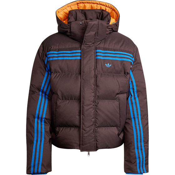 
Adidas/Adidas official genuine Clover men's retro splicing shorts down jacket JL9556