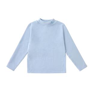 Cotton era children's T-shirt long-sleeved plus velvet thickened men's and girls' clothes autumn and winter new men's and girls' tops
