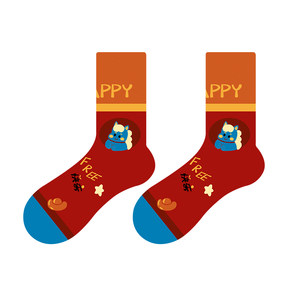 
Year of the Horse Red Socks for Men and Women Trendy Autumn and Winter Red Socks for the Year of the Horse Gift Box New Year Gifts 2026 New Hot Style