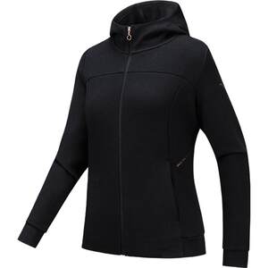 
ANTA knitted crisp sports jacket women's spring running training cardigan sweatshirt hooded top 162537715N