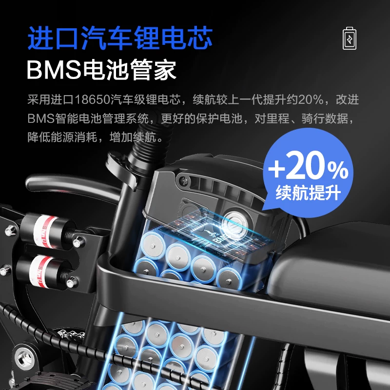 Phoenix, electric handheld folding bike for elderly
