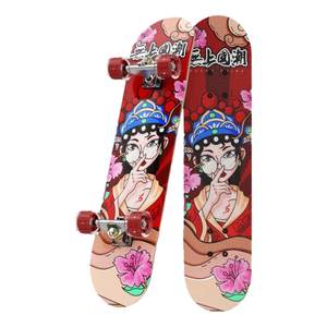 Skateris beginner Children 3-6-12 year old boys, girls, adults 15 professional four-wheeled double-head skateboarding