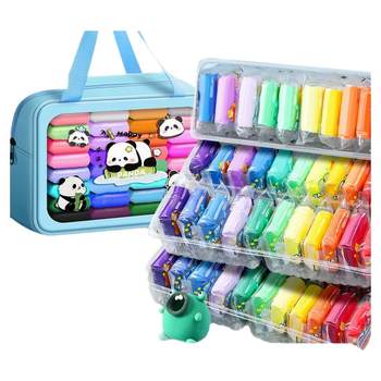 Deli Children's Ultra Light Clay Kindergarten Plasticine Colorful Mud No Handmade Toys Food Grade 24 Color Clay