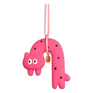 
Cute cat car aromatherapy perfume car rearview mirror hanging pendant creative car decoration girls car interior decoration